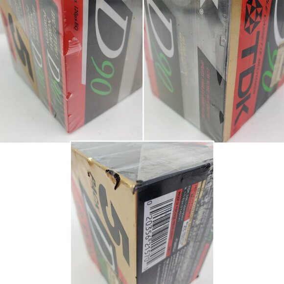 TDK D90 Blank Cassette Tapes 5 Pack IECI Type 1 Normal Bias Sealed - Picture 9 of 9
